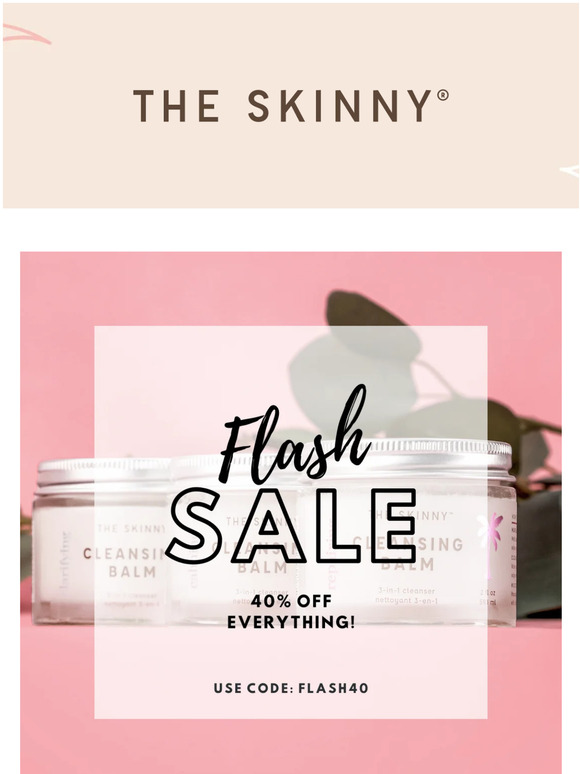 Two days only! Save 40% off!