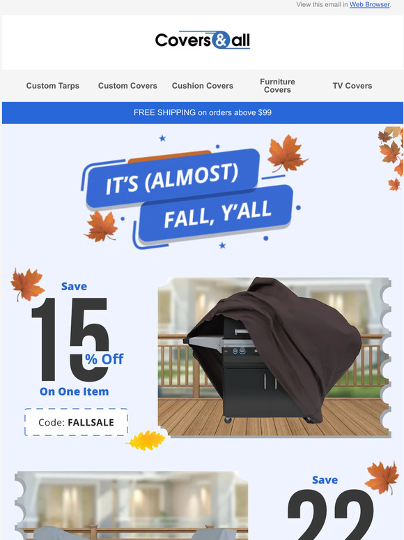 Covers and All (Canada) Wave to Summer & Fall Protection Milled