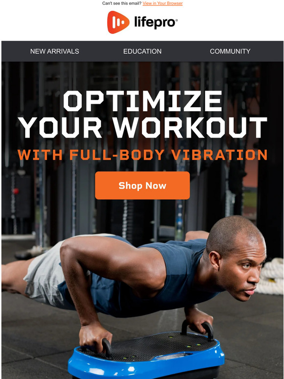 lifepro Burn more calories with vibration Milled