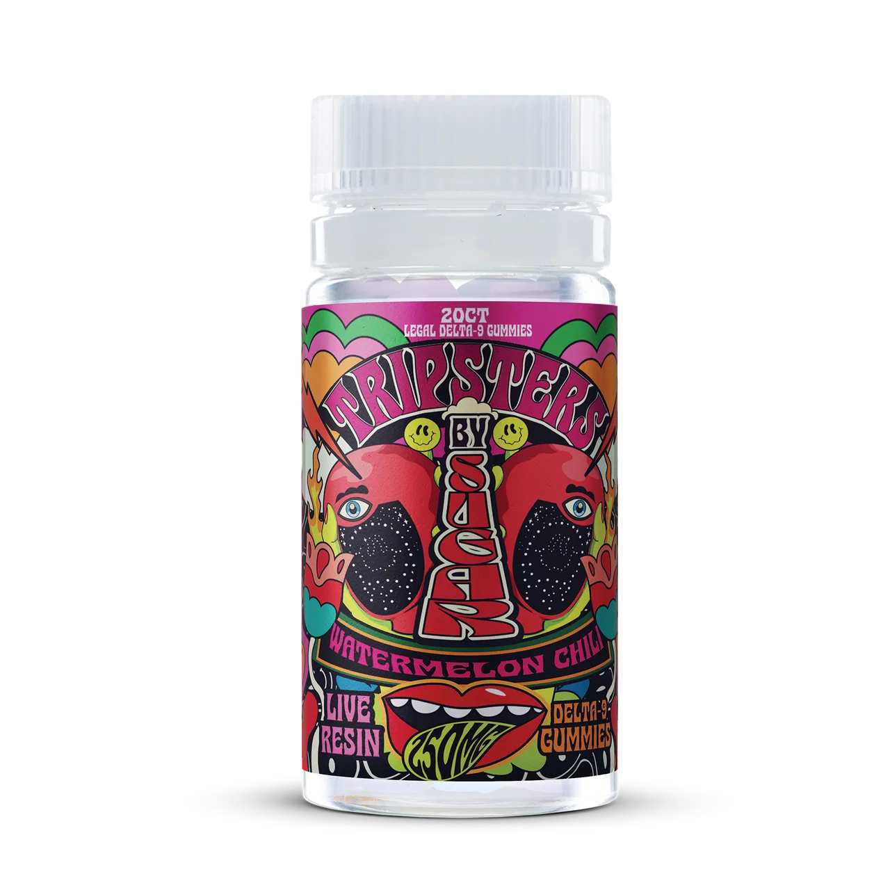 Image of Tripsters Watermelon Chili Delta-9 Gummies