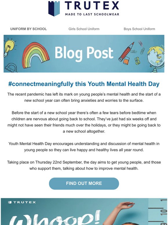 Blog: #connectmeaningfully this Youth Mental Health Day