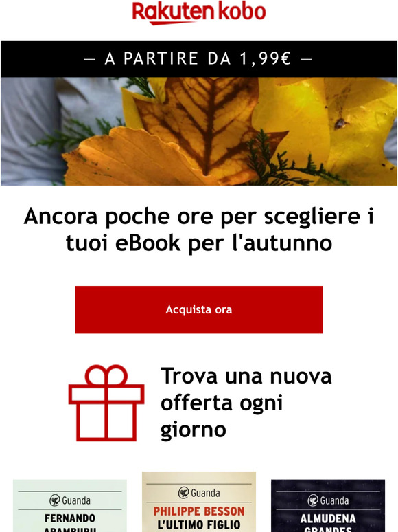 Ancora poche per scegliere i tuoi eBook per l'autunno