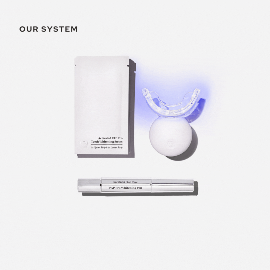 Professional LED teeth whitening system coming soon 