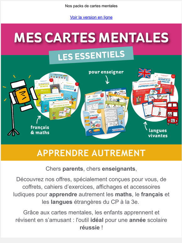 Mes Cartes Mentales: Découvrez nos packs pour apprendre autrement ...