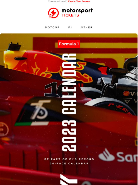 Motorsporttickets F1 2023 Calendar Announced Where Will You Go Milled