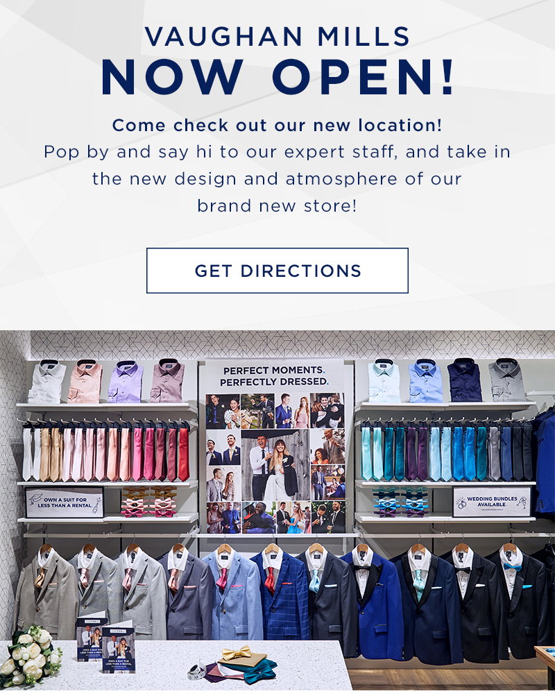 Tip Top Tailors: Now Open in Vaughan Mills Mall! | Milled