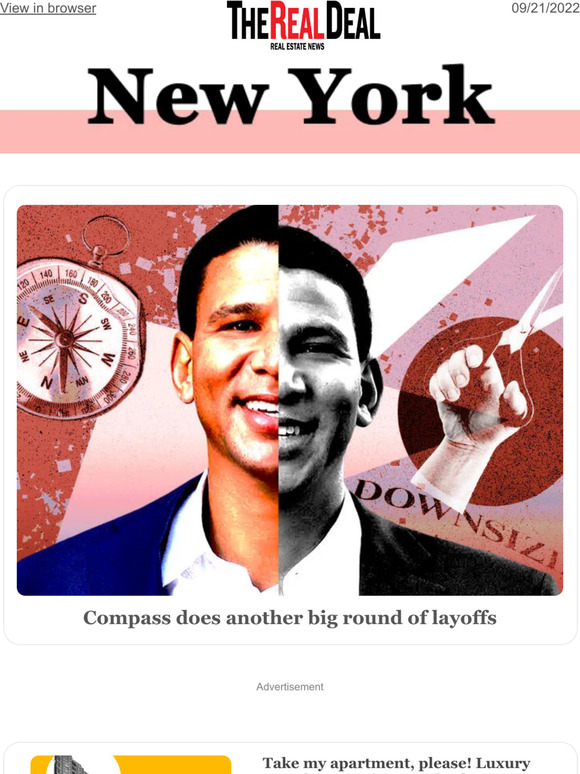 The Real Deal Compass layoffs, luxe rent concessions & more Milled