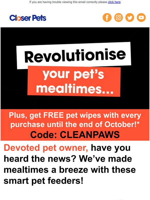 Devoted pet owner, revolutionise your pet's mealtimes!