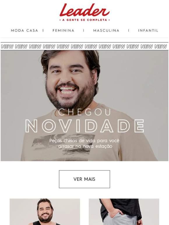 Novos produtos de moda Masculina para você