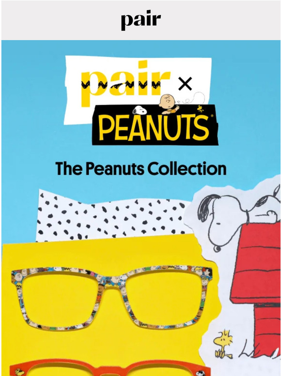 Pair Eyewear Now Available The Peanuts Collection 🥜 Milled
