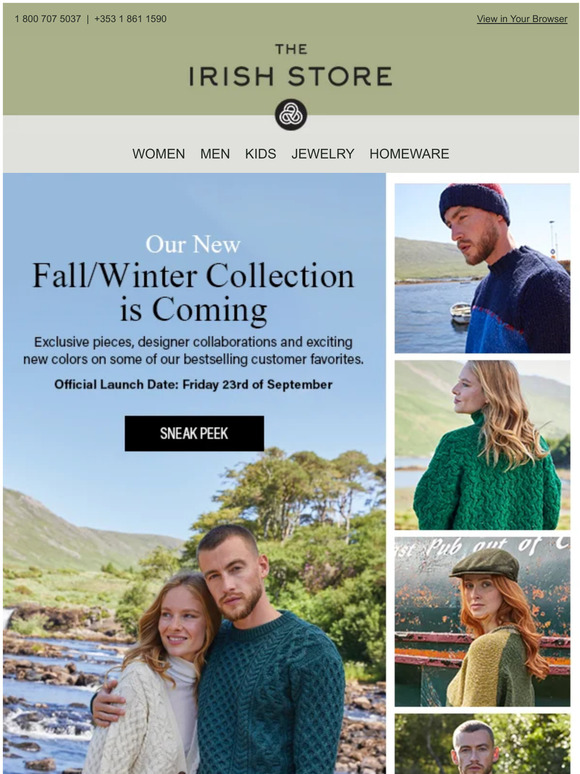 The Irish Store Something new is coming to the Irish Store! Milled