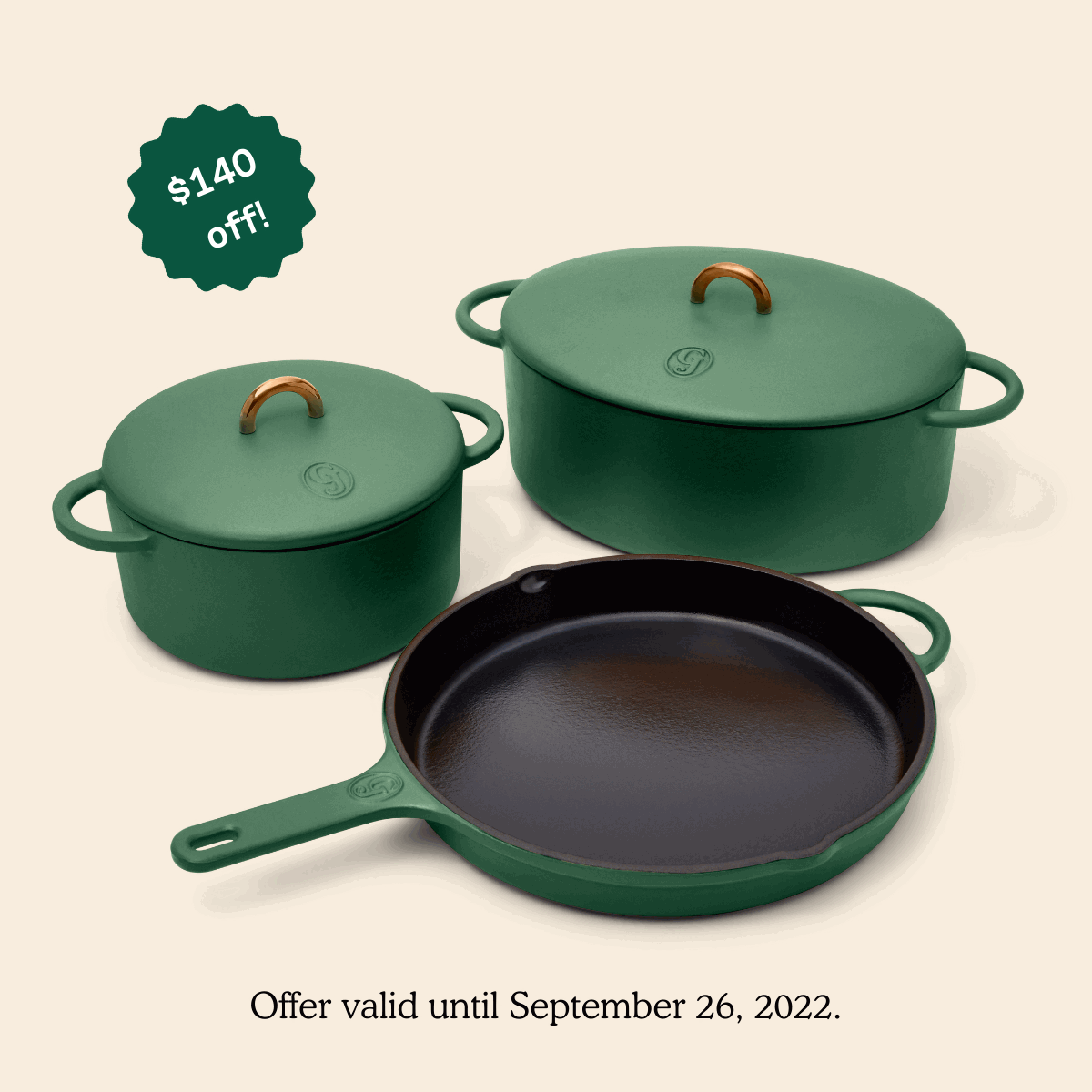 Great Jones 140 OFF our castiron family Milled