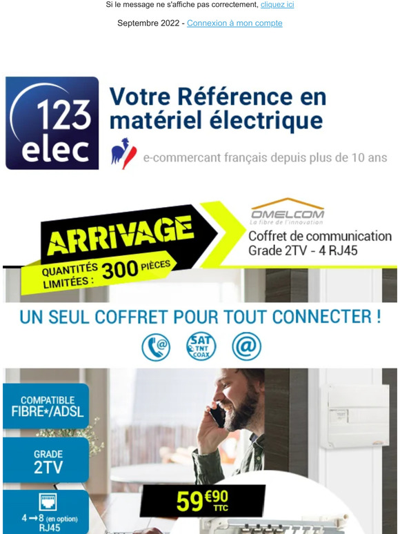 Arrivage de coffret de communication OMELCOM