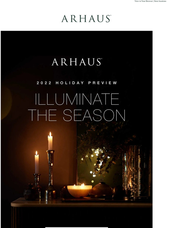 Arhaus Peek Inside Our 2022 Holiday Preview Milled