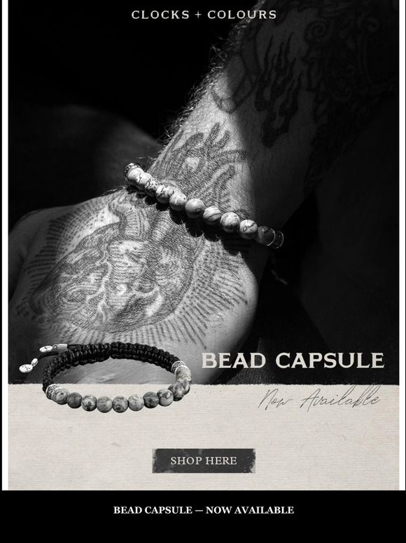 Clocks and Colours Convert Beaded Bracelet Capsule — Now Available