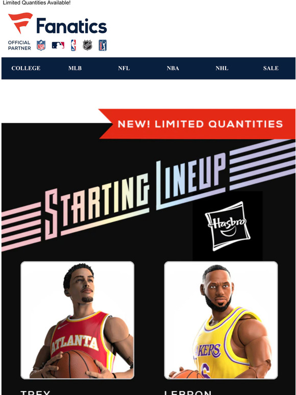 Fanatics New Limited Edition Hasbro Starting Lineup Series 1 Collection Milled 1633