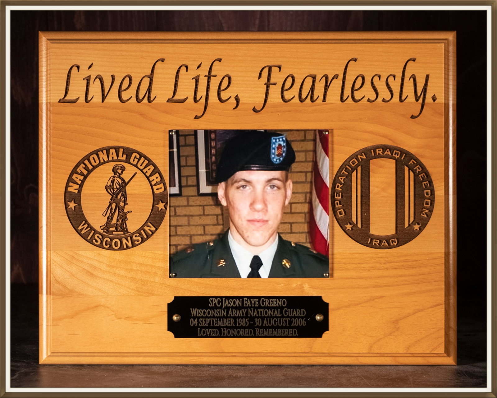 SPC Jason Faye Greeno