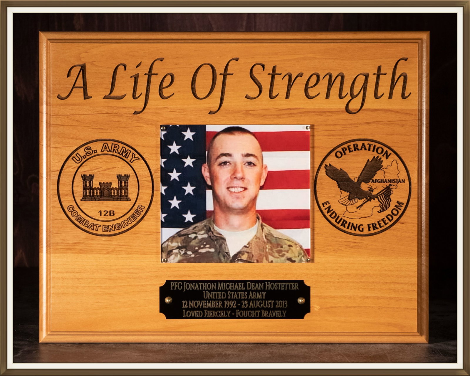 PFC Jonathon Michael Dean Hostetter
