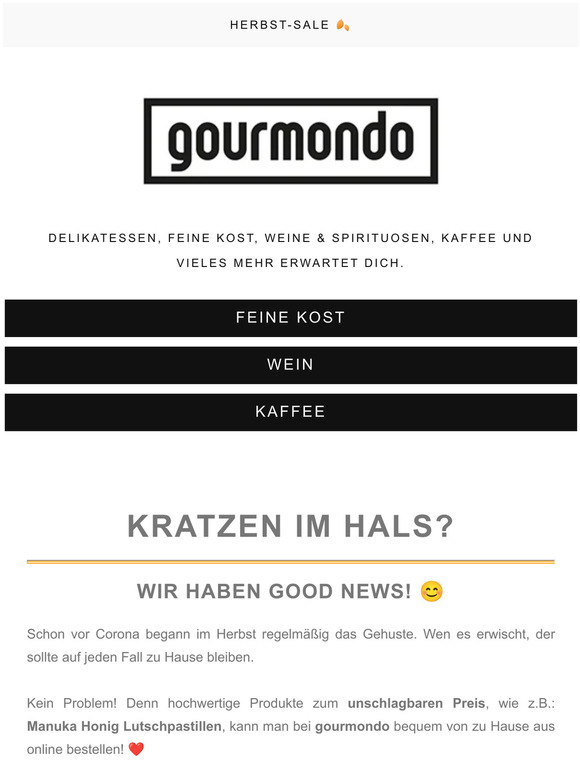 Hast Du auch ein Kratzen im Hals?! 🍻