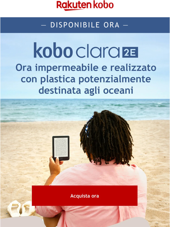 È arrivato Kobo Clara 2E! Un eReader più ecosostenibile
