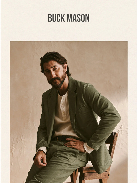 Buck Mason New CarryOn Suiting Milled