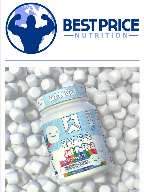 Best Price Nutrition Ryse Jet Puffed ⬜️ Marshmallow ⬜️ Protein Has
