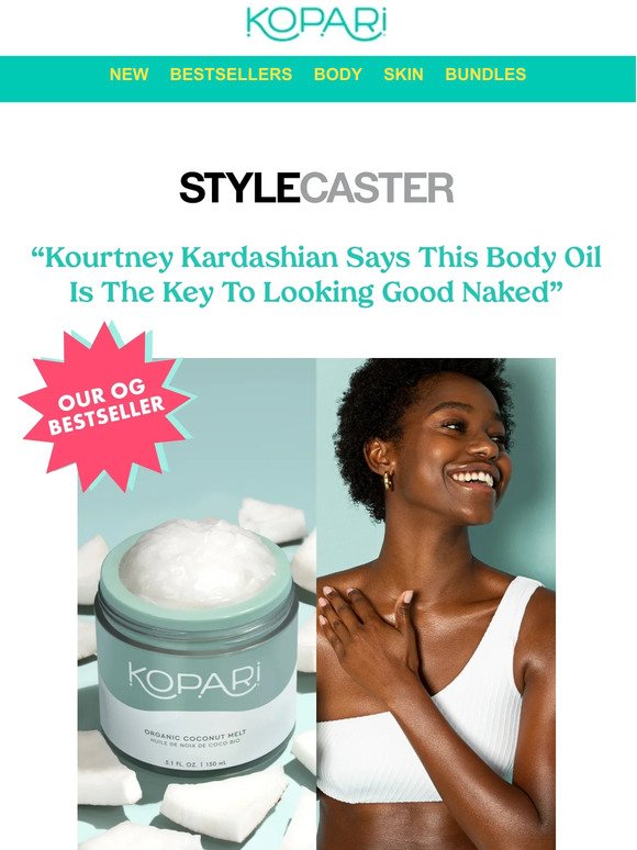 Kopari Beauty Email Newsletters Shop Sales, Discounts, and Coupon Codes