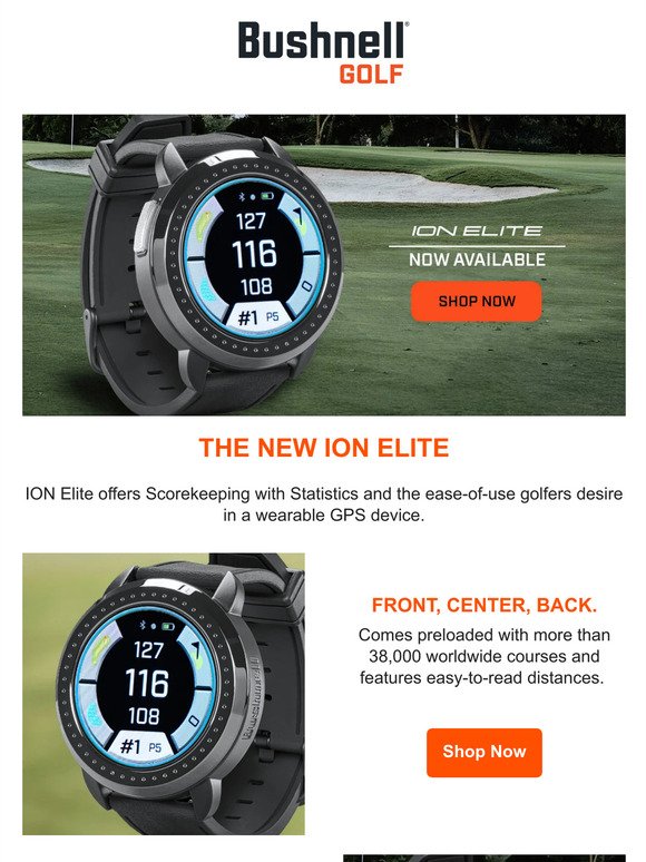 New Golf GPS Watch
