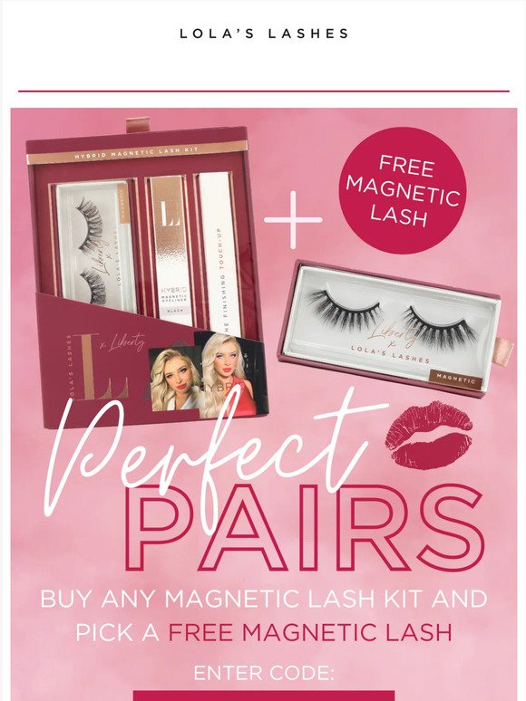 💕 FREE MAGNETIC LASH OF YOUR CHOICE! 💕