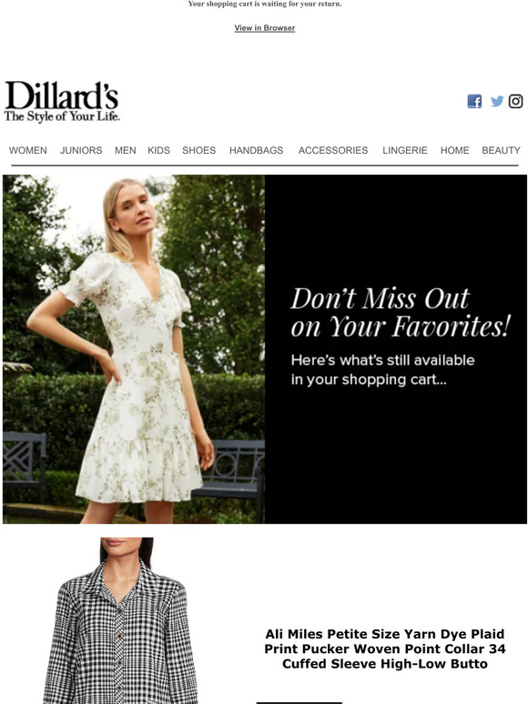 Dillards Still available if you want it... Milled