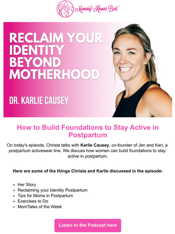 How to Build Foundations to Stay Active in Postpartum