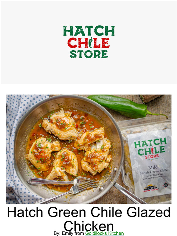 The Hatch Chile Company Hatch Green Chile Glazed Chicken Milled