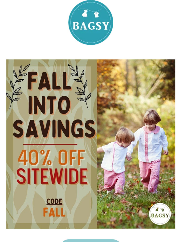 shopbagsy Fall is Finally Here 🍂 40 OFF Sitewide! Milled