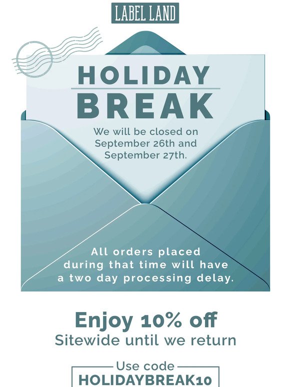 Holiday Break Sale ✌️
