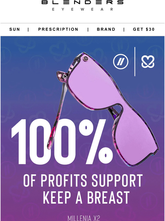 Blenders Eyewear NOW LAUNCHING // ‘Keep A Breast’ LimitedEdition