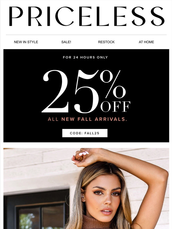 Shop Priceless open for your NEW obsessions! Milled