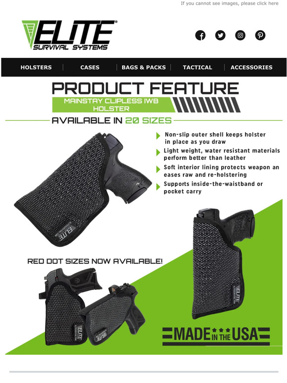 Friday Product Feature: Mainstay IWB Holster