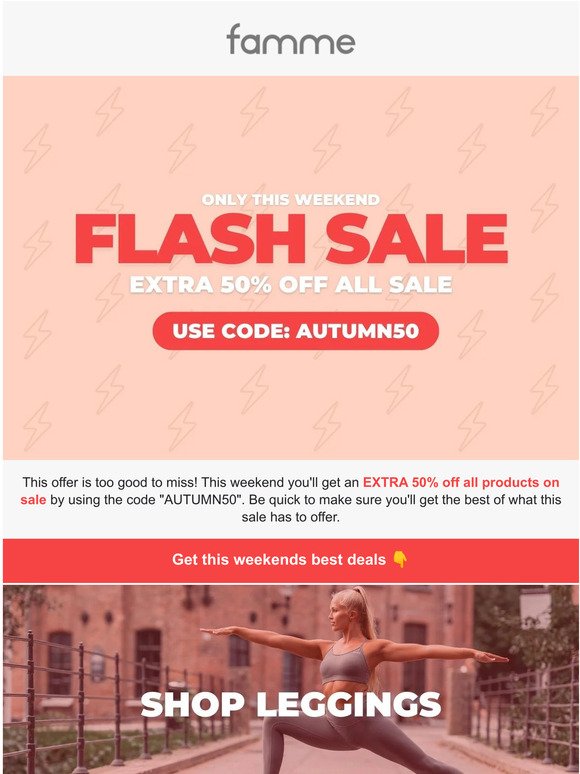 ⚡FLASH SALE⚡ Extra 50% off!