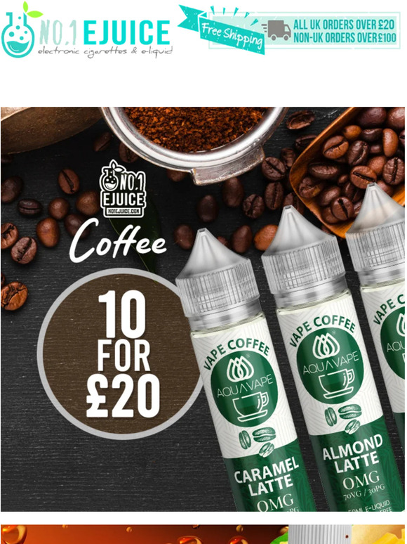 No1ejuice - Any 10 for £20 Aquavape 50ml Shortfill