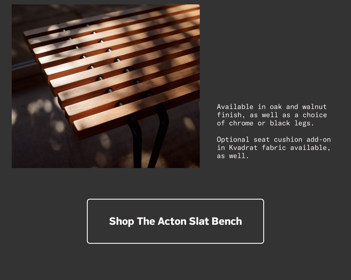 Shop The Acton Slat Bench