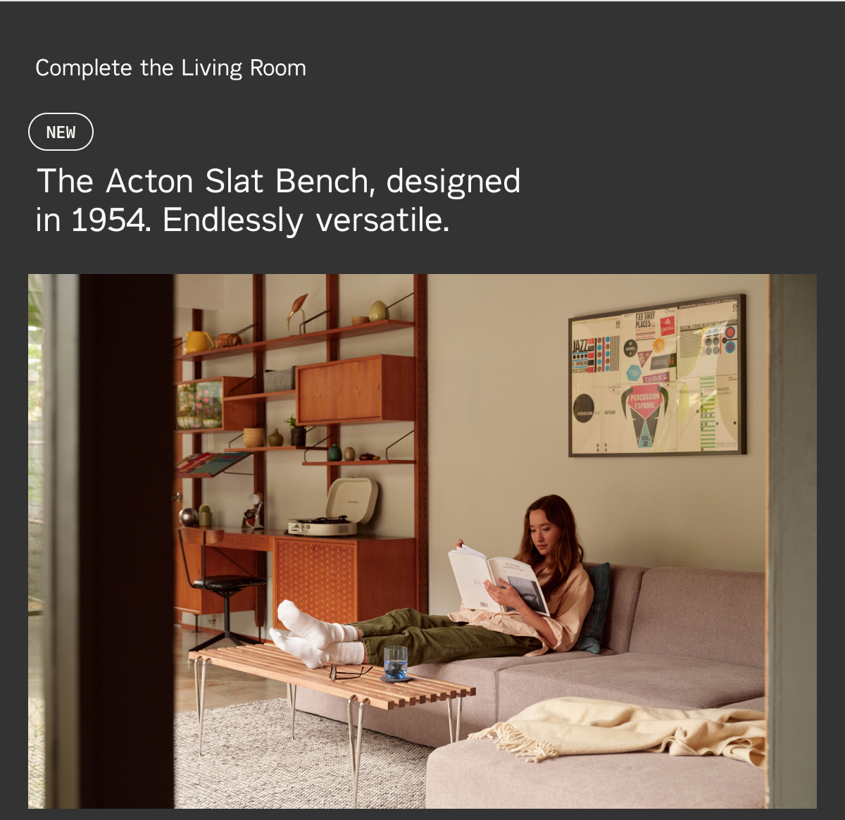 New: The Acton Slat Bench