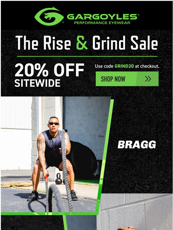 20% OFF for those who grind 💪