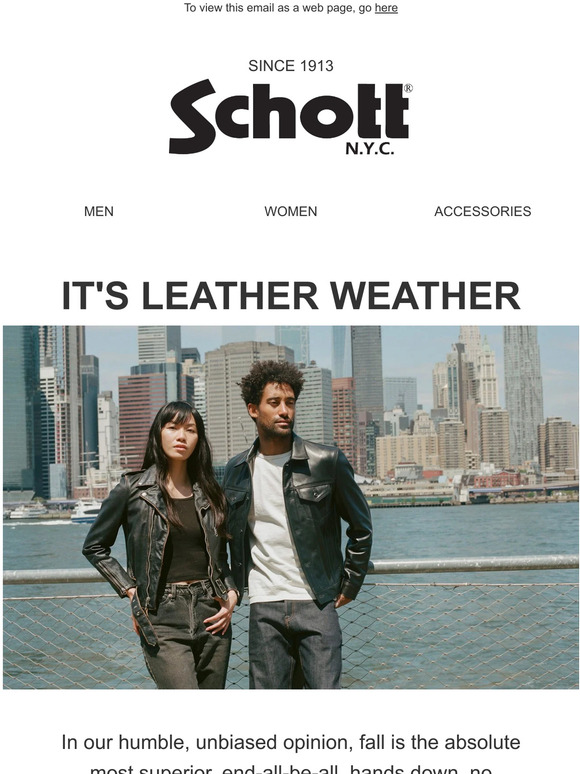 SCHOTT BROS. NYC: New Release- Horween Steerhide Sunset Jacket