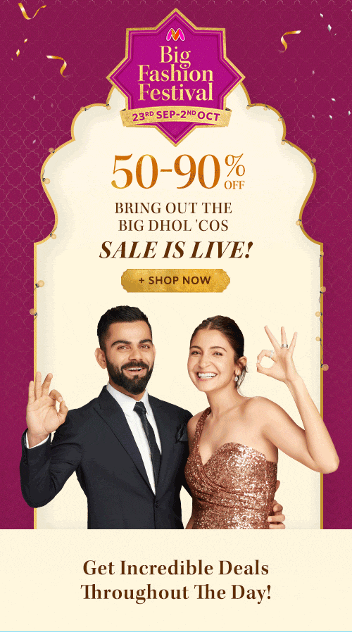 Myntra - And the celebrations begin!! 💥🎉 Myntra Birthday Sale is