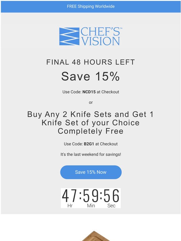 Last 48 Hours Left to Save