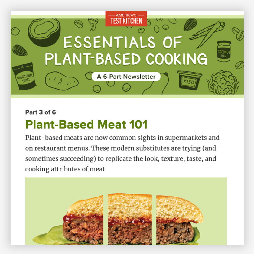 The Essentials of Plant-Based Eating Newsletter Preview