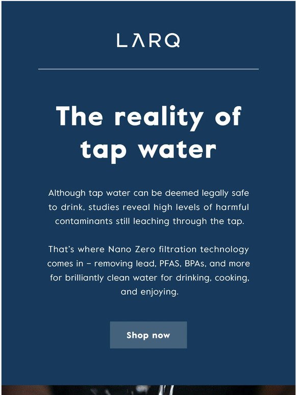 What will you do about your tap water?🚰