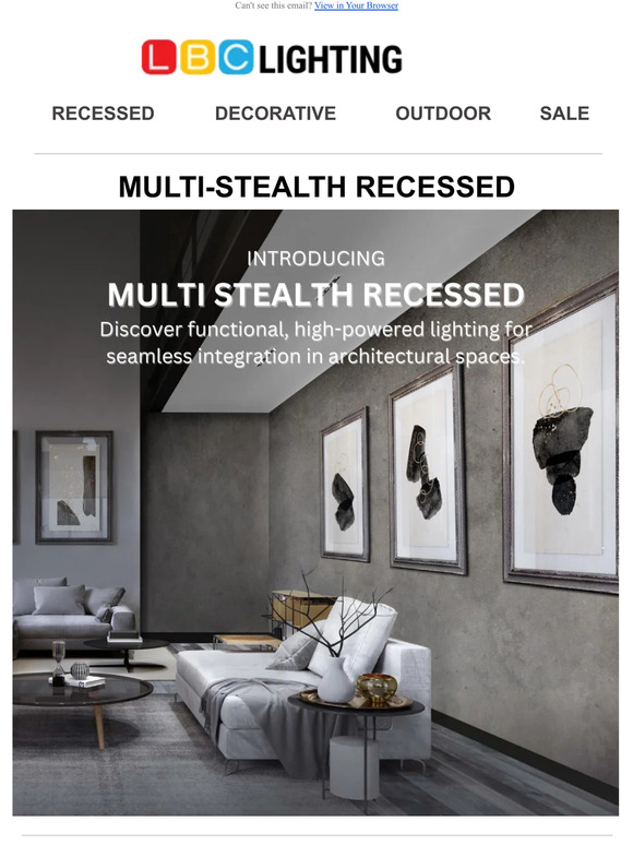 Multi-Stealth Recessed Lighting