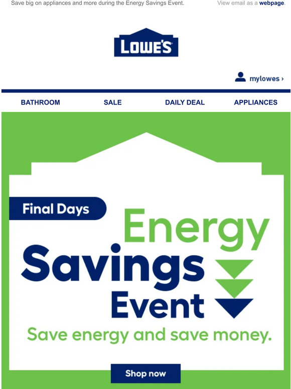 Lowes Email Newsletters Shop Sales, Discounts, and Coupon Codes