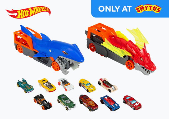 Hot Wheels City Battling Creature Transports Playsets and Vehicles